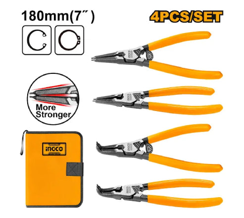 JOGO DE ALICATES PARA ANÉIS COM 4 PEÇAS